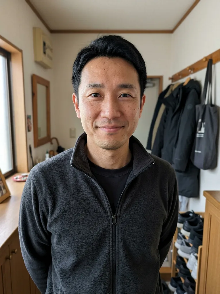 Try with an example: Example: portrait of a man in a dark fleece jacket, background removed